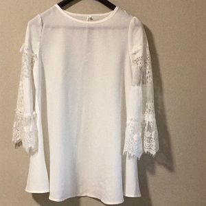 K R L. Ivory Tunic